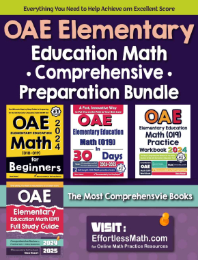 OAE Elementary Education Math Comprehensive Preparation Bundle – more than 2,000 Pages!