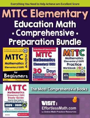 MTTC Elementary Education Math Comprehensive Preparation Bundle – more than 2,000 Pages!