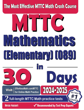 MTTC Mathematics (Elementary) (089) in 30 Days